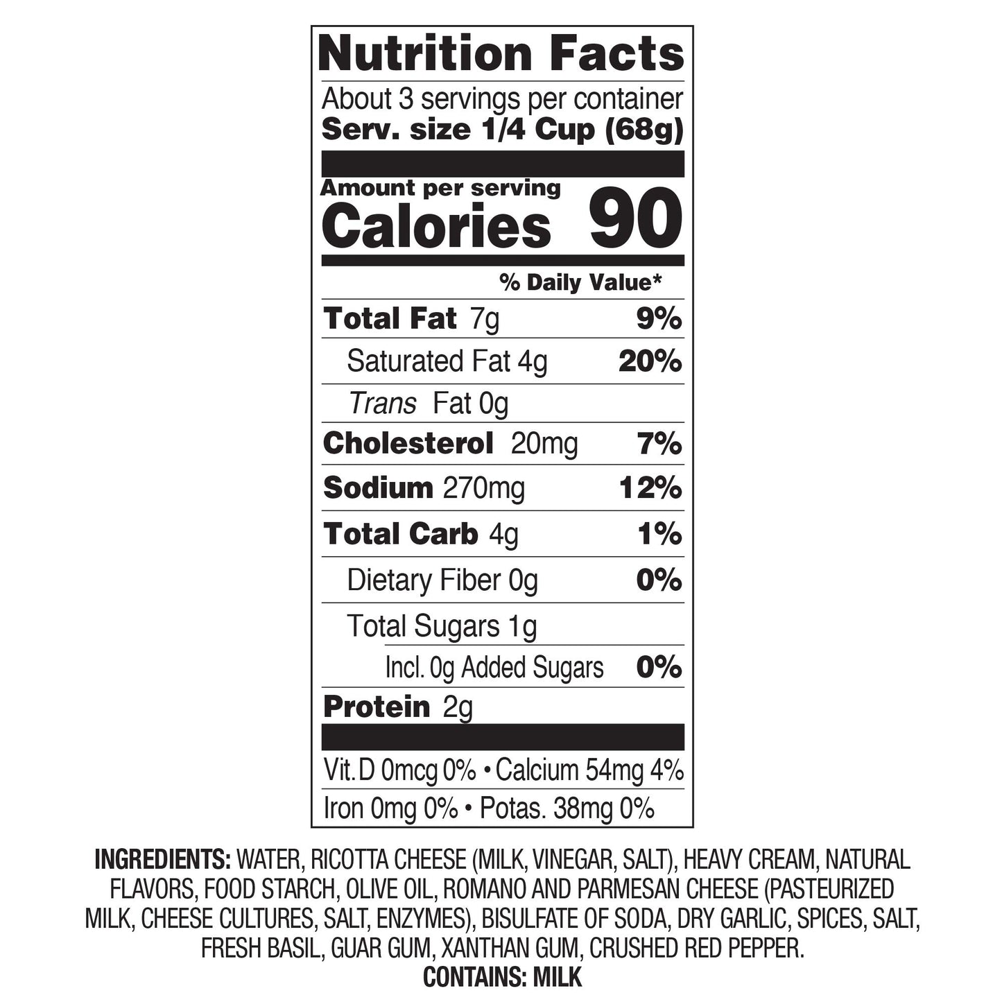 Paesana New Yorks White Pizza Sauce, Gluten Free, Kosher Dairy, 8.5 Oz - Made In The Usa.