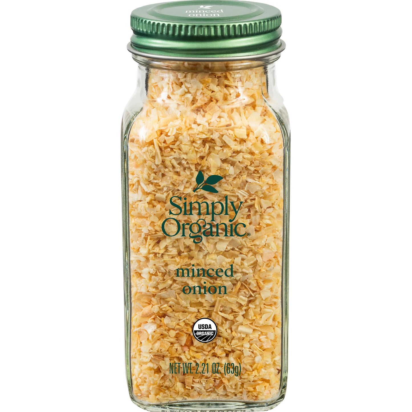 Simply Organic Minced White Onion, Certified Organic | 2.21 Oz | Pack Of 4 | Allium Cepa