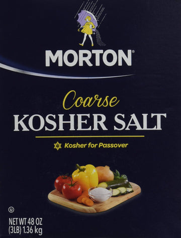 Morton Kosher Salt, 48 Ounce (Pack of 2), Model DCS-2231B