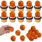10 Pcs Basketball Cupcake Toppers 3D Basketball Cupcake Topper Decorations For Sports Theme Baby Shower Kids Birthday Party Cake