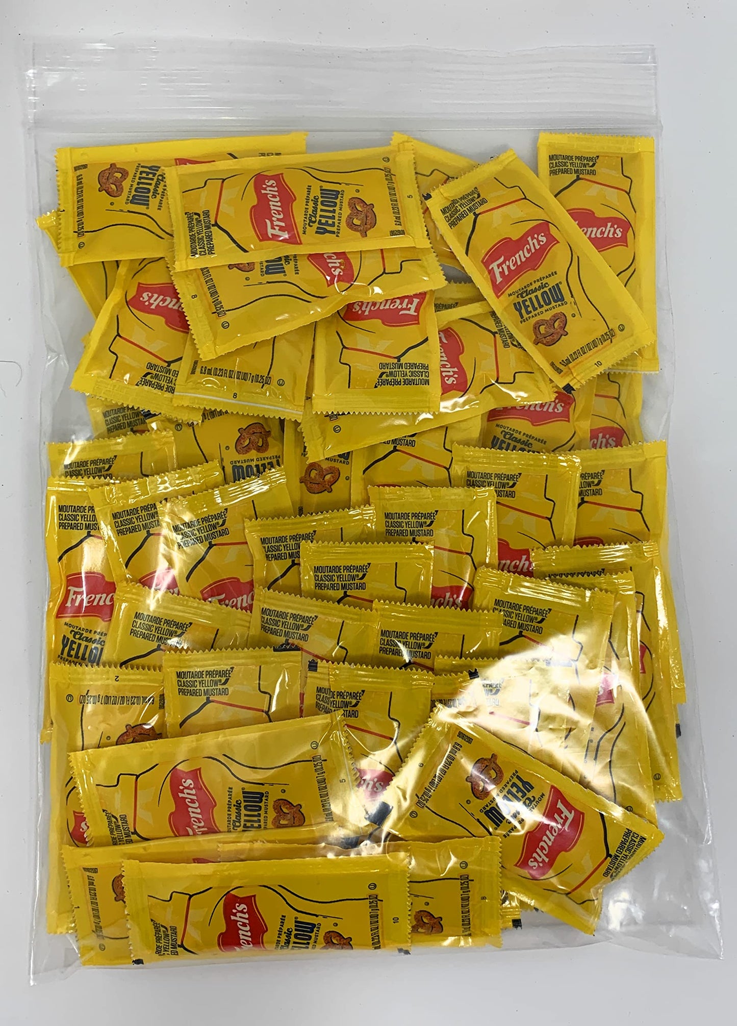 The Seasonal Shop Condiment Packets Variety Pack - 50 Single Serve Portions of Ketchup, Mustard, and Mayo - 200 Piece Set