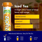 Zipfizz Daily Energy Drink Powder, Sugar-Free Electrolyte Powder, 20 Pack, 0.39 Ounce Each, Lemon Iced Tea, Model 20LITEA