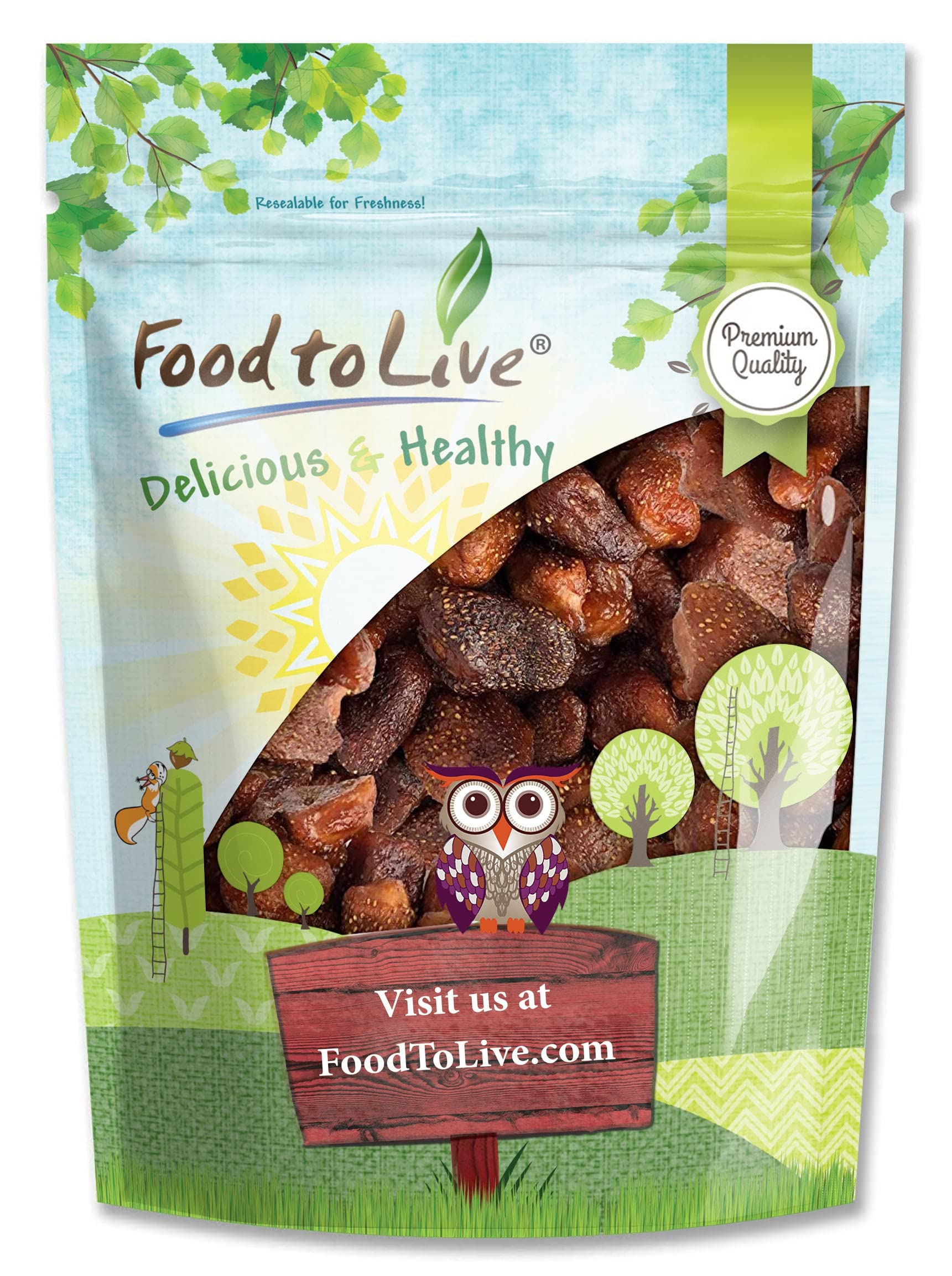Food to Live Whole Dried Strawberries, 8 Ounces - Delicious Snack, Vegan, Kosher, Sweetened, Unsulfured, Bulk, Product of the US