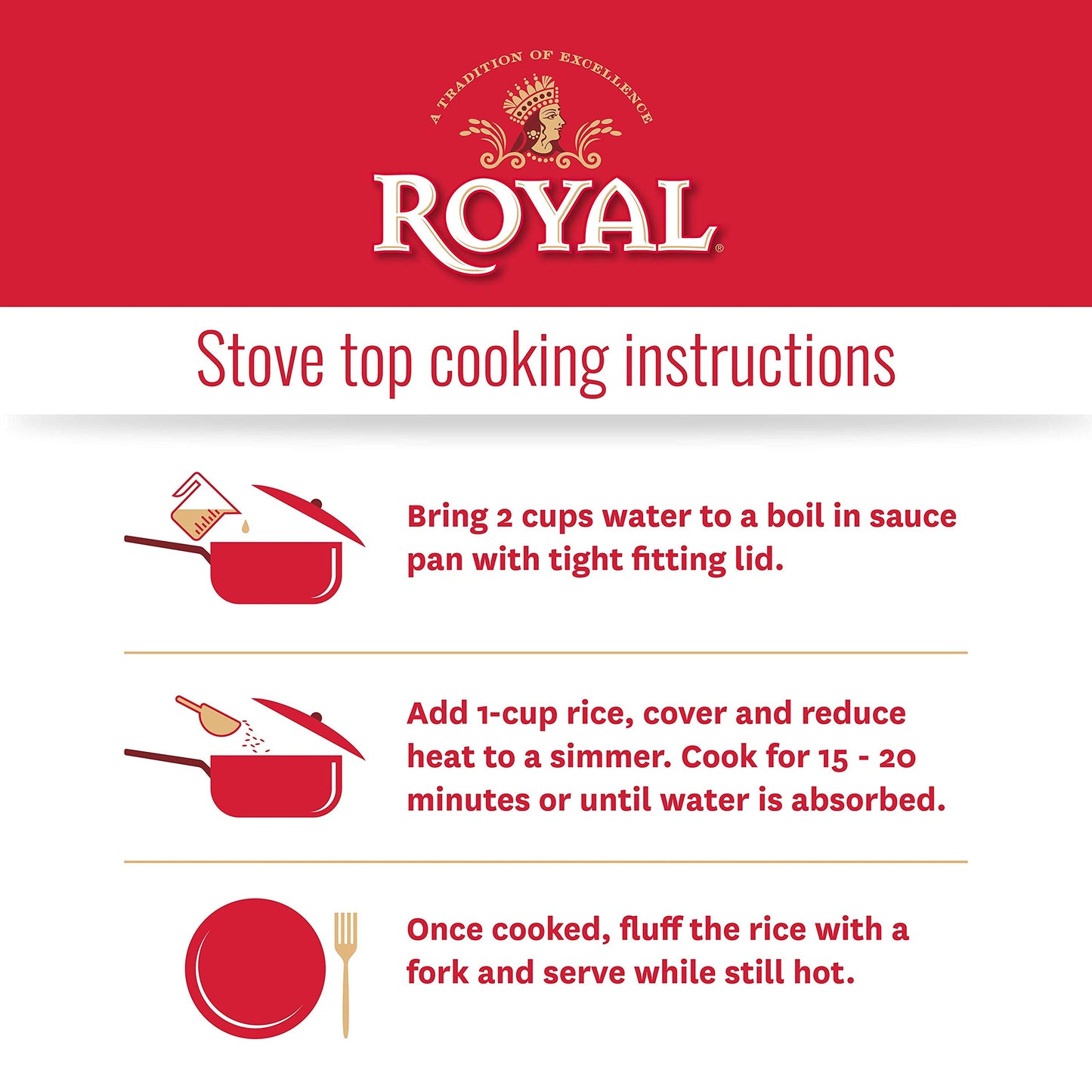 Royal Chefs Secret Extra Long Basmati Rice, 20 Pound Bag, Model 745042000099