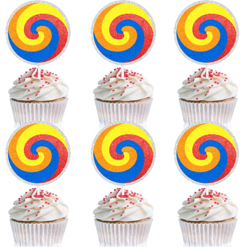 Autism Cupcake Toppers Happy Birthday Neurodiversity 18 Pcs Birthday Party Autism Spectrum Awareness Decoration  Colorful Asperger Themed Party World Autism Awareness Ribbon  Jigsaw Puzzle Decoration