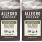 Allegro Coffee Decaf Organic French Roast Whole Bean Coffee, 12 Ounce (Pack of 2)
