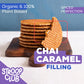 Stroop Club Chai Infused Organic Stroopwafel Caramel Treats | Vegan, Plant-Based And Dutch-Approved Indulgence - 24 Vegan Waffle