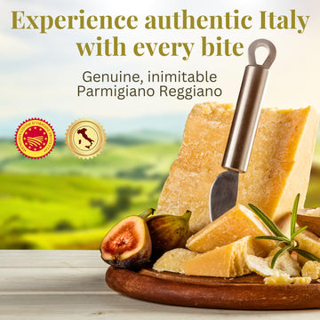 Parmesan Cheese Block 1 Lb, Parmigiano Reggiano Cheese Dop, Top Grade-Italian Cheese, 24 Months Aged, Latteria Soresina Italian