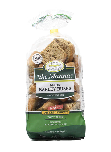 Greek Whole Grain Barley Rusks - Tsatsaronakis ''The Manna'' (400 Gram)
