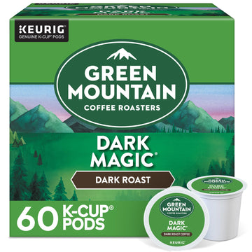 Green Mountain Coffee Roasters Dark Magic, Keurig Single Serve K-Cup Pods, Dark Roast Coffee, 60 Count, (6 Packs Of 10)