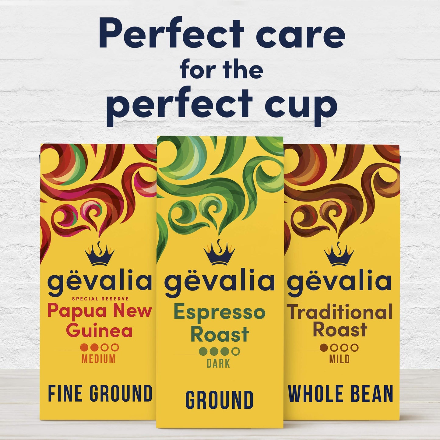Gevalia Espresso Dark Roast Ground Coffee (12 oz Bag) (Pack of 5)