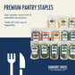 Harmony House Dehydrated Vegetable Sampler – 15 Count Variety Pack, Resealable Zip Pouches, For Cooking, Camping, Emergency Supply And More