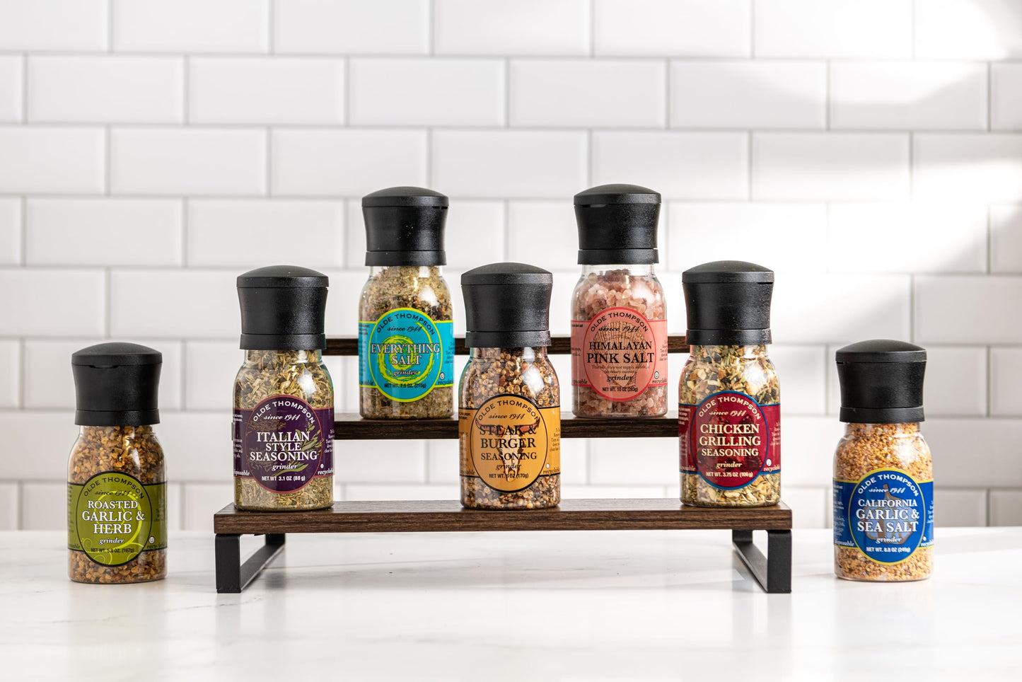 Olde Thompson Roasted Garlic And Herb Grinder, Salt And Spice Blend, 5.9 Oz