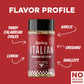 Fire & Smoke Society Spicy Italian Seasoning Blend | Pasta, Pizza, Italian Herb Seasoning | Oregano, Garlic, Calabrian Chiles |