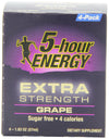 5-hour ENERGY Extra Strength Shot, Grape, 1.93 Fl Oz (Pack of 4), Model 10719410721241