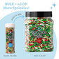 Sweets Indeed Bulk Christmas Sprinkles - 1.2 lb Bulk Jar | Holiday Red  Green & White Sprinkle Blend for Cookies  Cakes  Cupcakes & Bakeries