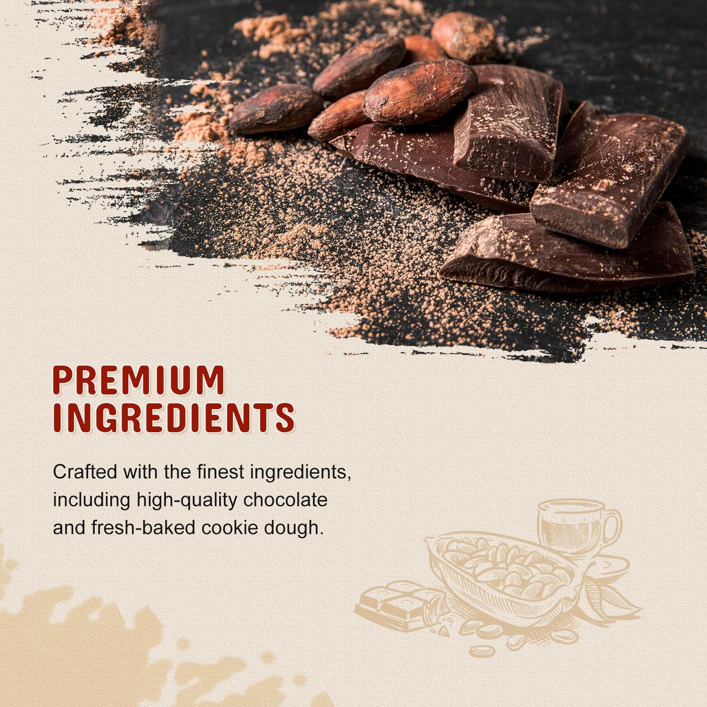 52USA Chocolate Fortune Cookies, 25 Individually Wrapped Fresh Cookies, Bulk Pack