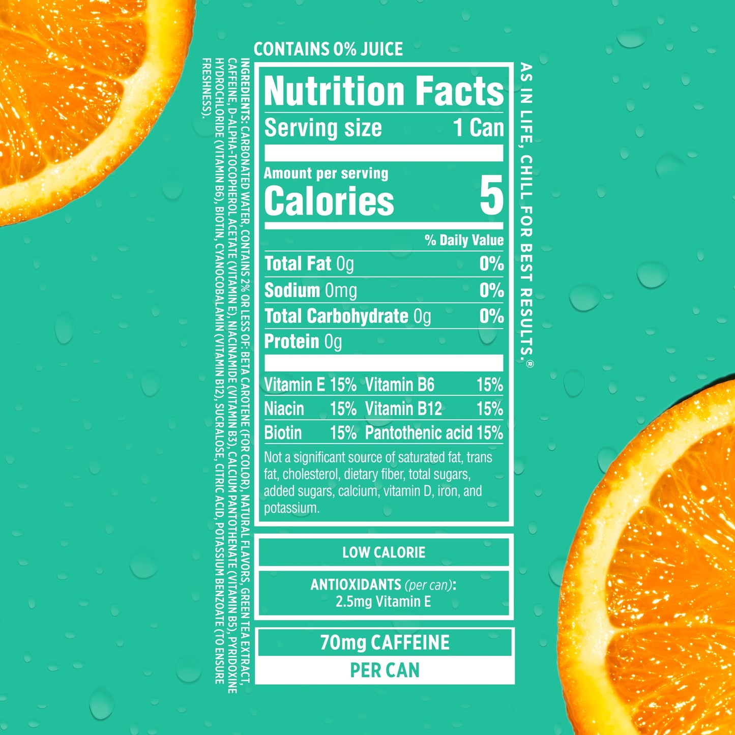 Sparkling Ice Caffeine Tropical Punch Sparkling Water, Zero Sugar, 16 Fl Oz Cans (Pack of 12), Orange Passion Fruit