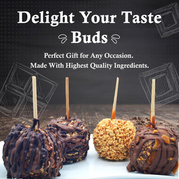 Us Sweets Candy Apple 3 Pack - Granny Smith Apples Dipped In Sweet Red Cinnamon Candy | Candied Apples | Delicious Gift | Handmade In Small Batches | Guaranteed To Arrive Fresh