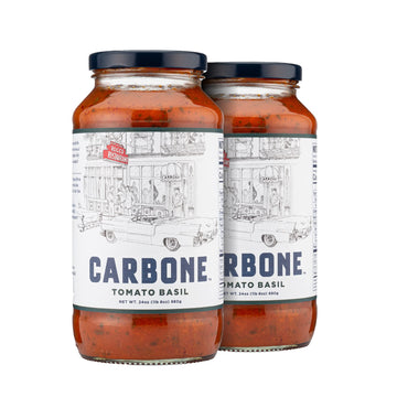 Carbone Tomato Basil Pasta Sauce - Non-GMO, Vegan, Gluten-Free - 24 Fl Oz (Pack of 2)
