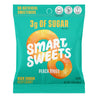 SmartSweets Peach Rings, Candy With Low Sugar 3g, Low Calorie 100, Net Carb 10, Plant Based, Gluten Free, No Artifical Colors or