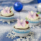 Gyufise 48Pcs Edible Butterfly Cake Decorations - Wafer Paper Butterflies & Cupcake Toppers - Purple