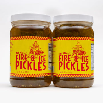Fat Mama's Fire & Ice Pickles, 2 Pack - 32 oz