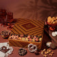 Holiday Chocolate Gift Basket– Thanksgiving Snack Box With Covered Pretzels, Oreos, Nuts & Sweets – Gourmet Food Gift Tin For Christmas, Families, Men, Women, Clients- Bonnie And Pop