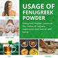 Jiva Organic Fenugreek Powder 1.5 Lb Bulk Bag - Non-Gmo (Methi Powder, Fenogreco En Polvo) - Resealable Kraft Bag