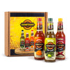 Contigo Autentico Hot Sauce Variety Pack - Mexican Hot Sauce Gift Box With Poblano Habanero  Red Habanero & Chile De Arbol - Artisan Small Batch Spicy Food Gift Set  3 Bottles  5 Fl Oz Each