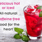 Fusion Teas Strawberry Fields Hibiscus Herbal Fruit Tea - Caffeine Free Loose Leaf - 5 Oz Pouch