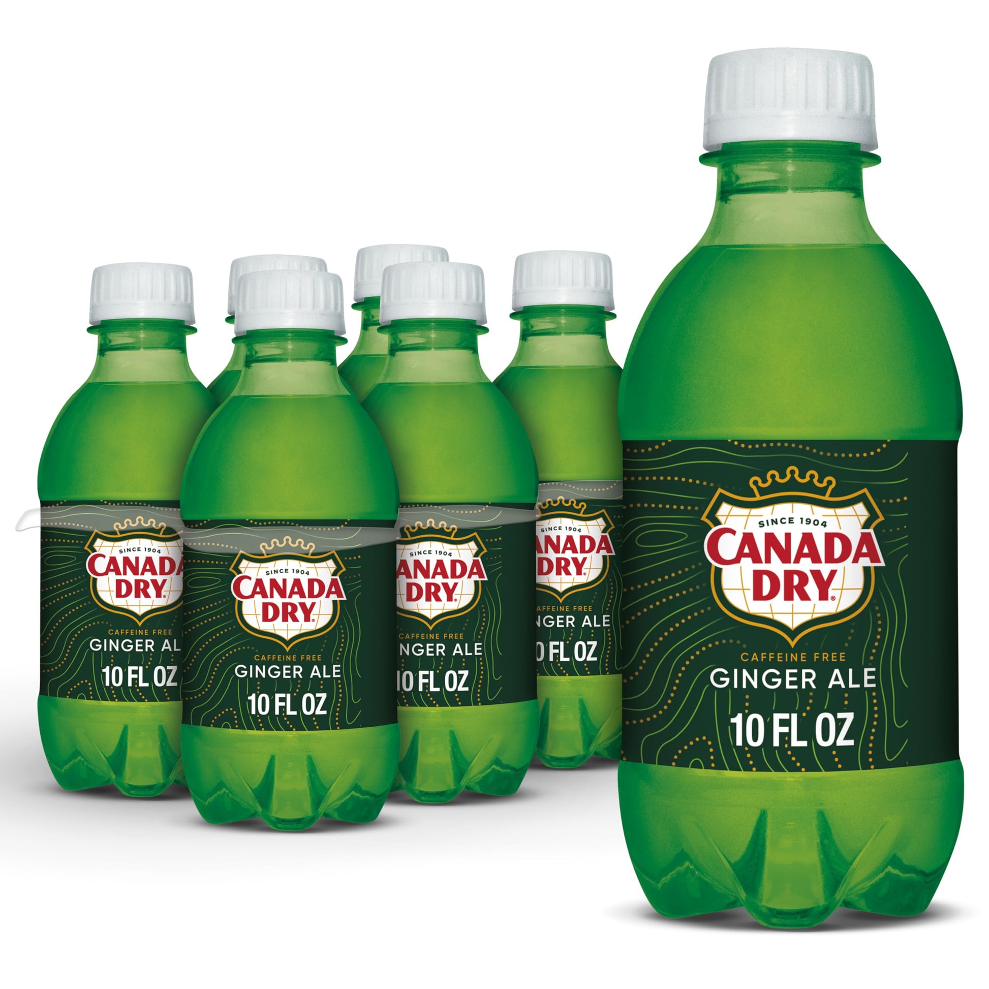 Canada Dry Ginger Ale Soda, 10 Fl Oz Bottles, Pack of 6