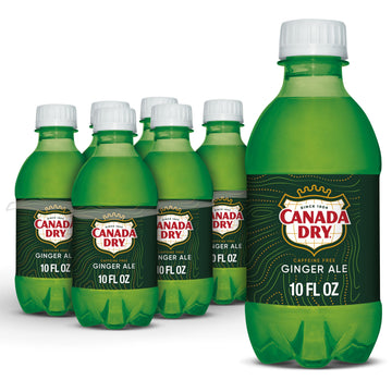 Canada Dry Ginger Ale Soda, 10 Fl Oz Bottles, Pack of 6