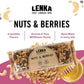 Lenka Handmade Craft Granola Bars - Nuts And Berries Gluten Free High Fiber - Nutritious Snack Bar With Almonds, Cashews & Peanu