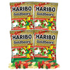 Haribo Christmas Gummy Bears, Fruit Flavored Red White And Green Chewy Candies, Festive Stocking Stuffer Gift, 4 Ounces (Pack Of 4)