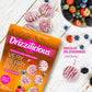 Drizzilicious Mini Rice Cakes Very Berry - Rice Crisps, Healthy Snack for Adults and Kids, Flavored Rice Cakes, Vegan, Gluten Fr