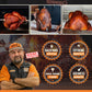 Kosmos Q Ultimate Turkey Brine Kit With Brine and Brining Bag  Dirty Bird Rub  Cherry Apple Habanero BBQ Glaze  Gravy and Stuffing Bags  & Recipe Card  Full Set for Cooking or smoky aroma Holiday Meals