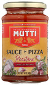 Mutti Positano Sauce For Pizza With Garlic & Oregano, 14 Oz. | Italy’S #1 Brand Of Tomatoes | Pack Of 6 | Tomato Sauce For Pizza | Vegan Friendly & Gluten Free | No Additives Or Preservatives