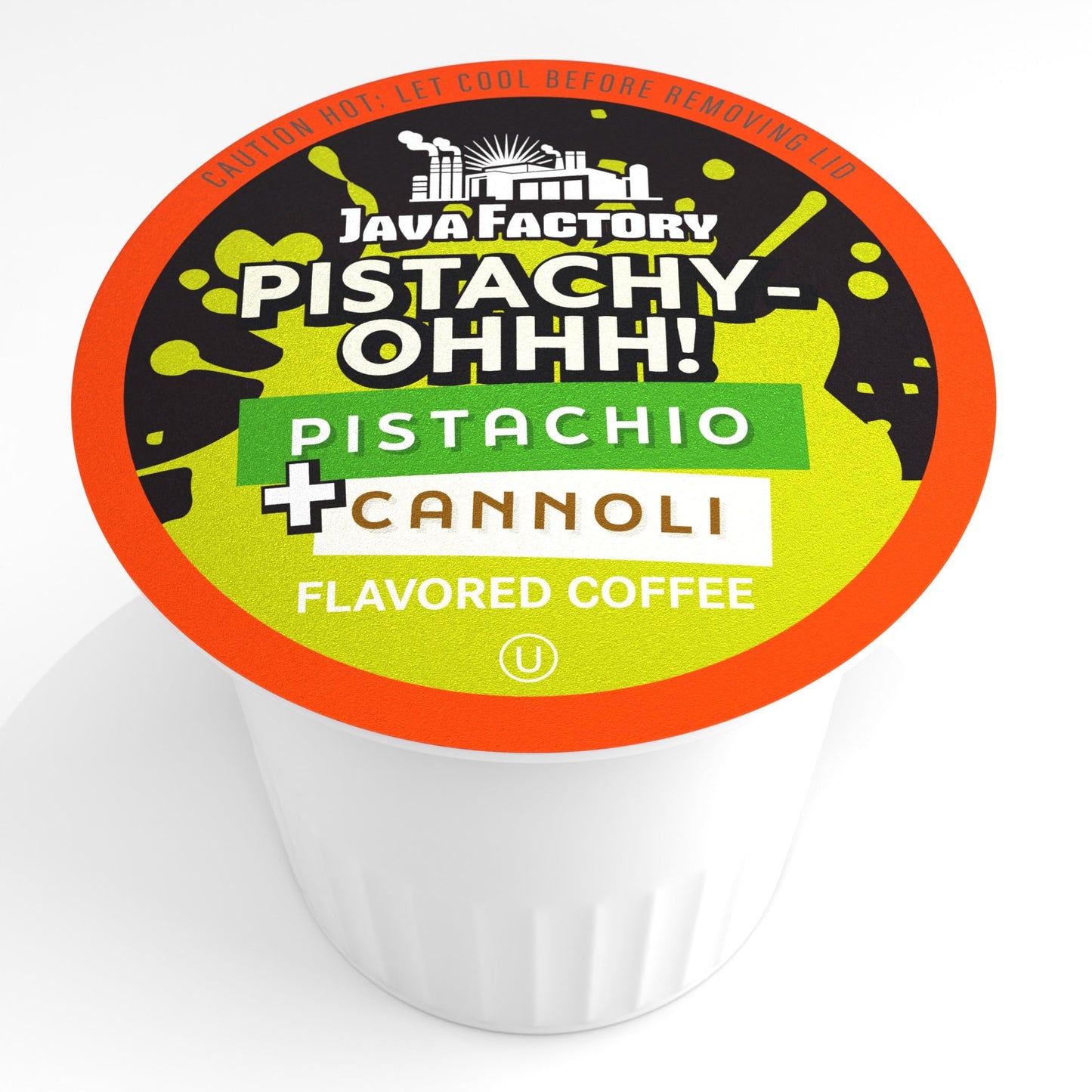 Java Factory Flavored Coffee Pods  Pistachy OHHH  Compatible with K Cup malt-inspired  40 Count