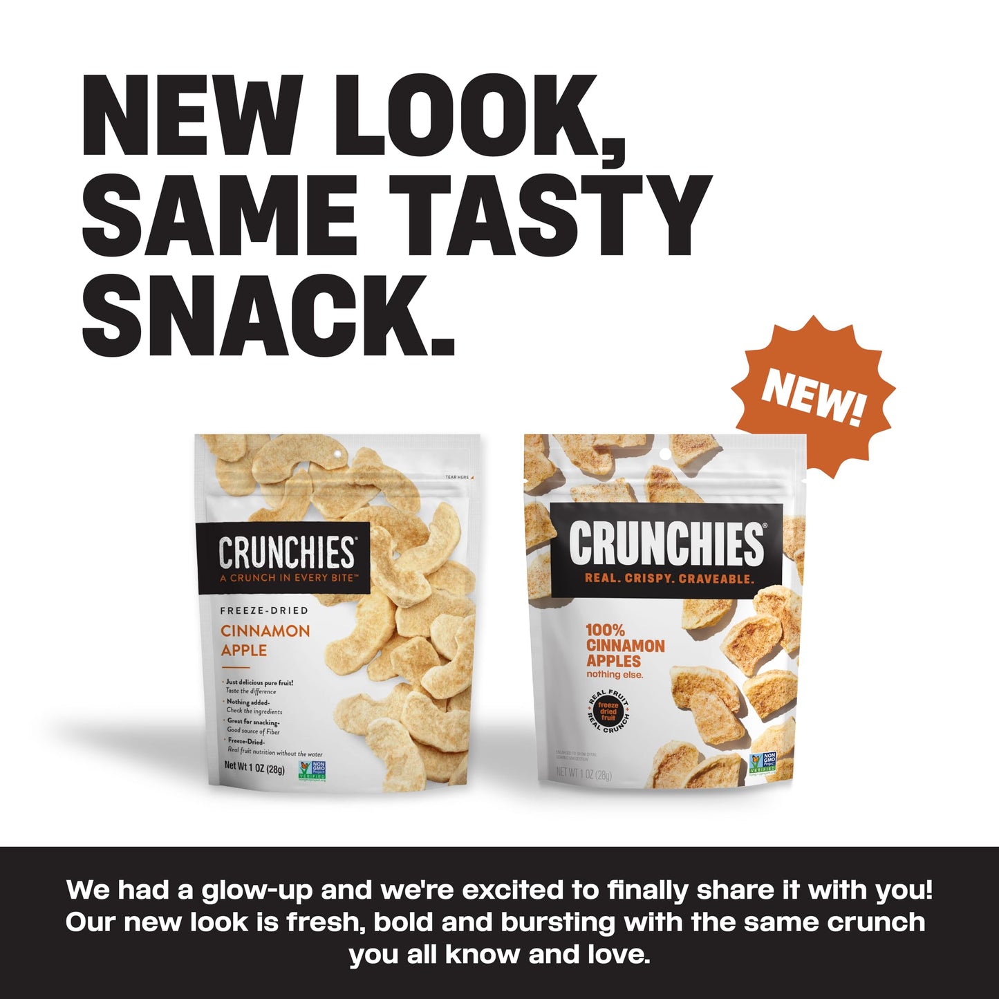 Crunchies Freeze-Dried Fruits Snack Packs, 100% Natural, Non-GMO, Kosher, Pack of 6 (Mango)