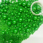 Sentovac Green Pearl Sprinkles Edible Sugar For Cake Decorating Fancy Sprinkles Cake Topper Cupcake Cookie Baking Decorations St Patrick'S Day Halloween Christmas Valentine'S Day Wedding Supplies