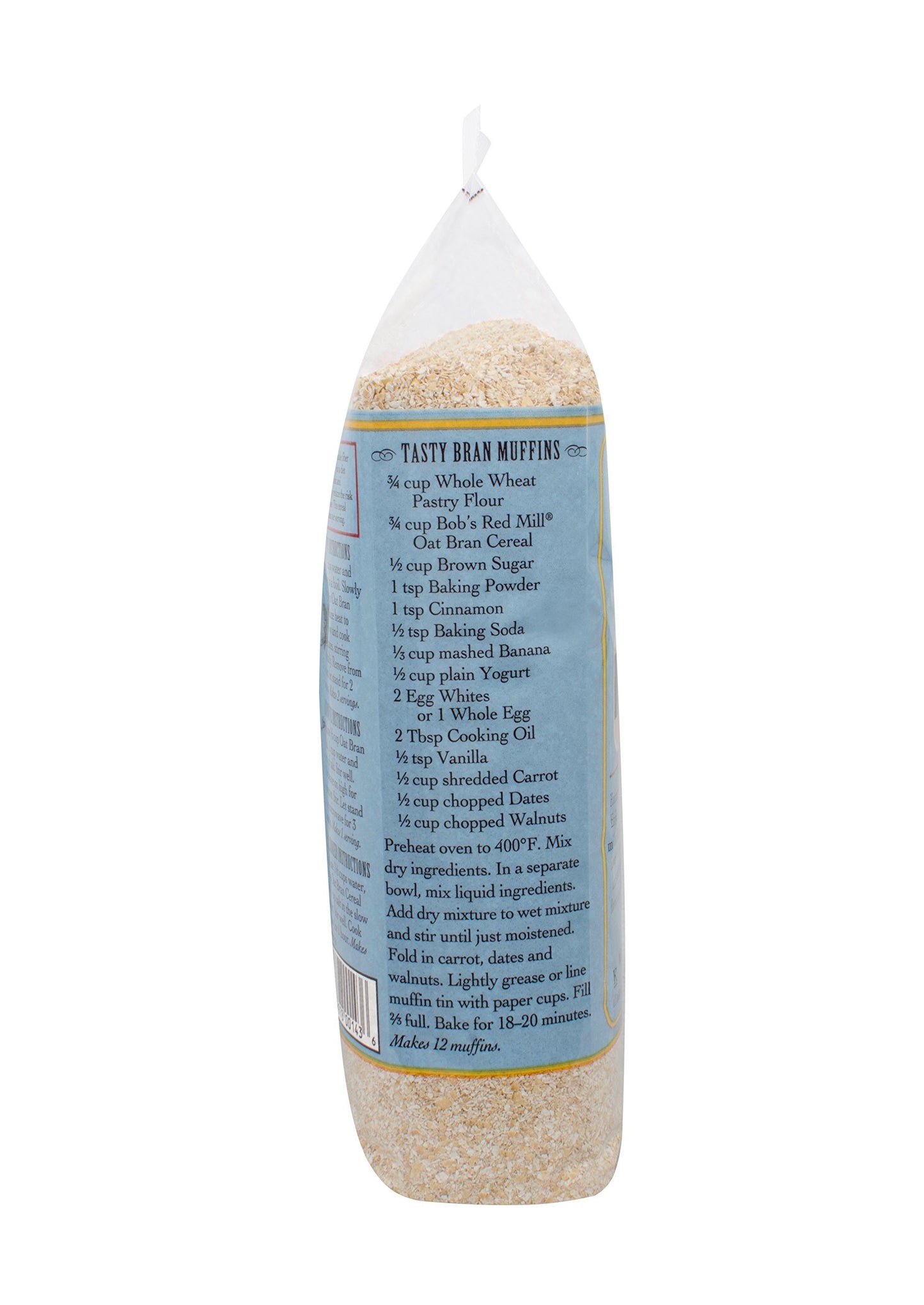 Bob's Red Mill Oat Bran Cereal, 18 oz