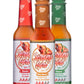Jersey Girl Hot Sauce 5Oz (Variety) No Sodium/Salt Free - All Natural Craft Hot Sauce Sampler Pack