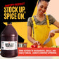 Capital City Mambo Sauce - Mild Recipe, 128 Fl Oz, Perfect for Wings, Chicken, Pork, Beef, Seafood, Burgers, Rice, Noodles