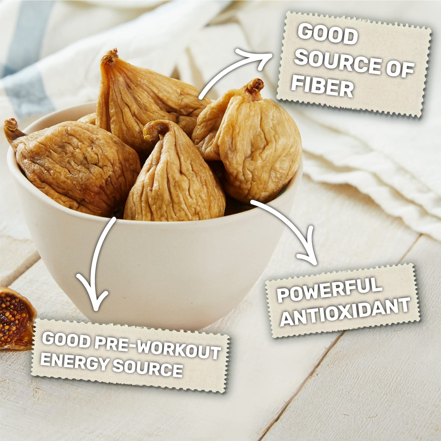 Happy Village Organic Turkish Dried Figs, No Sugar Added Dried Fruit, 40 Oz Resealable Pack - Kosher, Non-Gmo, Unsweetened, Unsulfured, Vegan, Sun-Dried Organic Figs