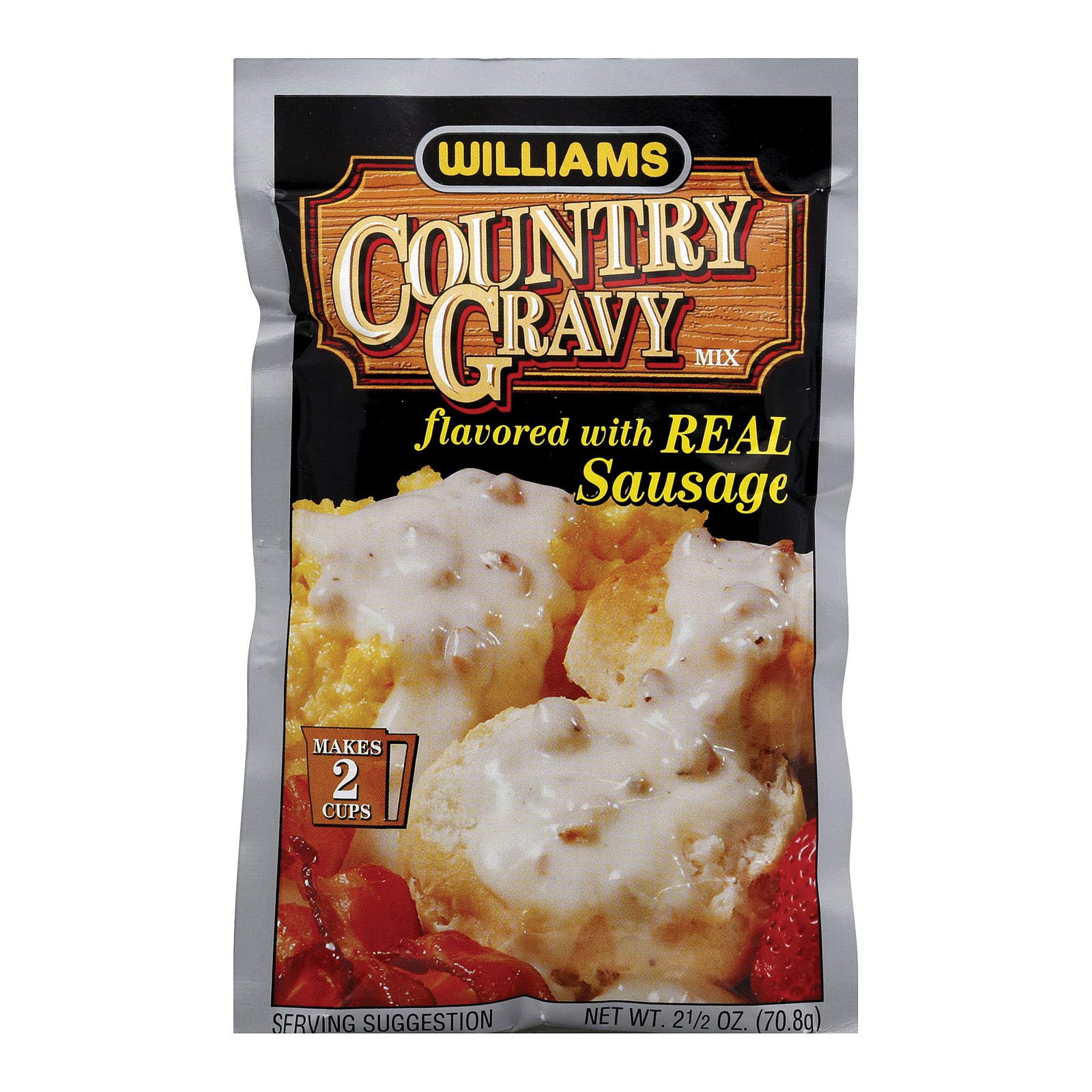 Williams Gravy Mix with Sausage, 2.5-Ounce (Pack of 12) - Savory Flavor for Delicious Meals