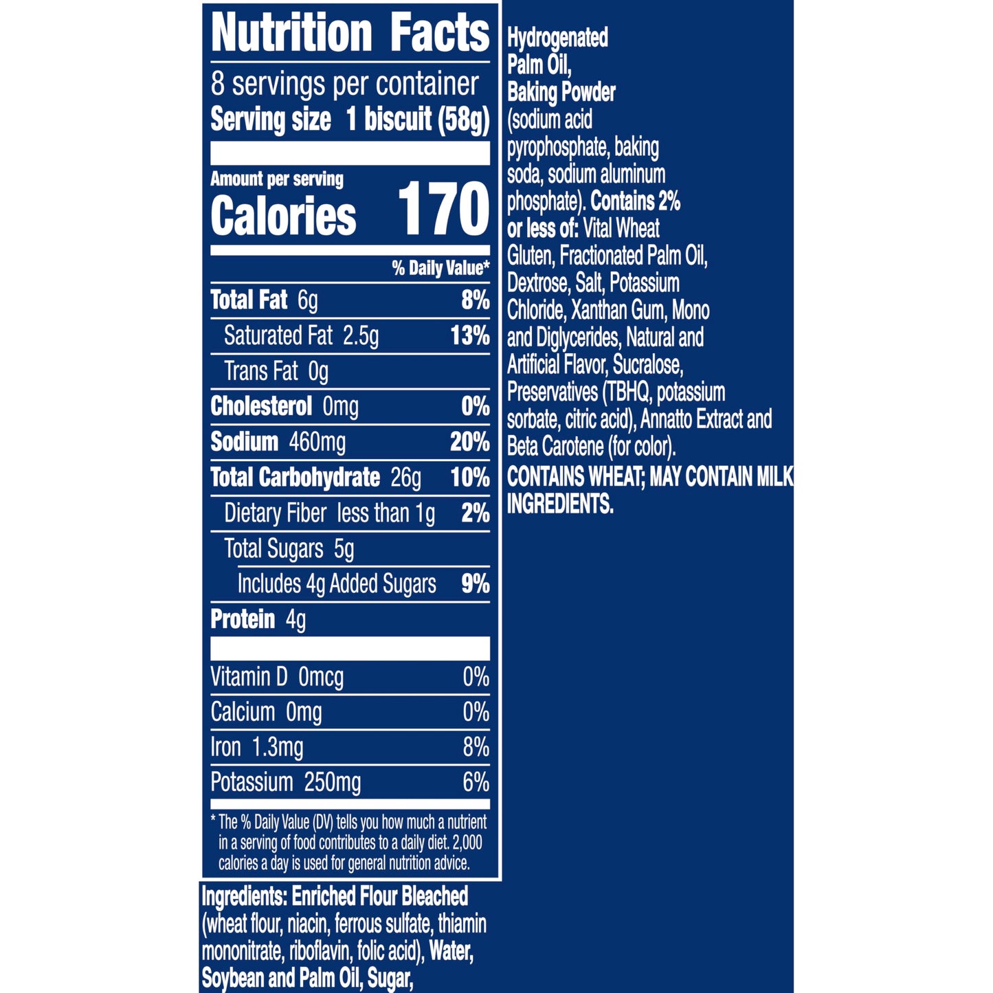 Pillsbury Grands! Flaky Layers Honey Butter Biscuits, 8 Ct, 16.3 oz