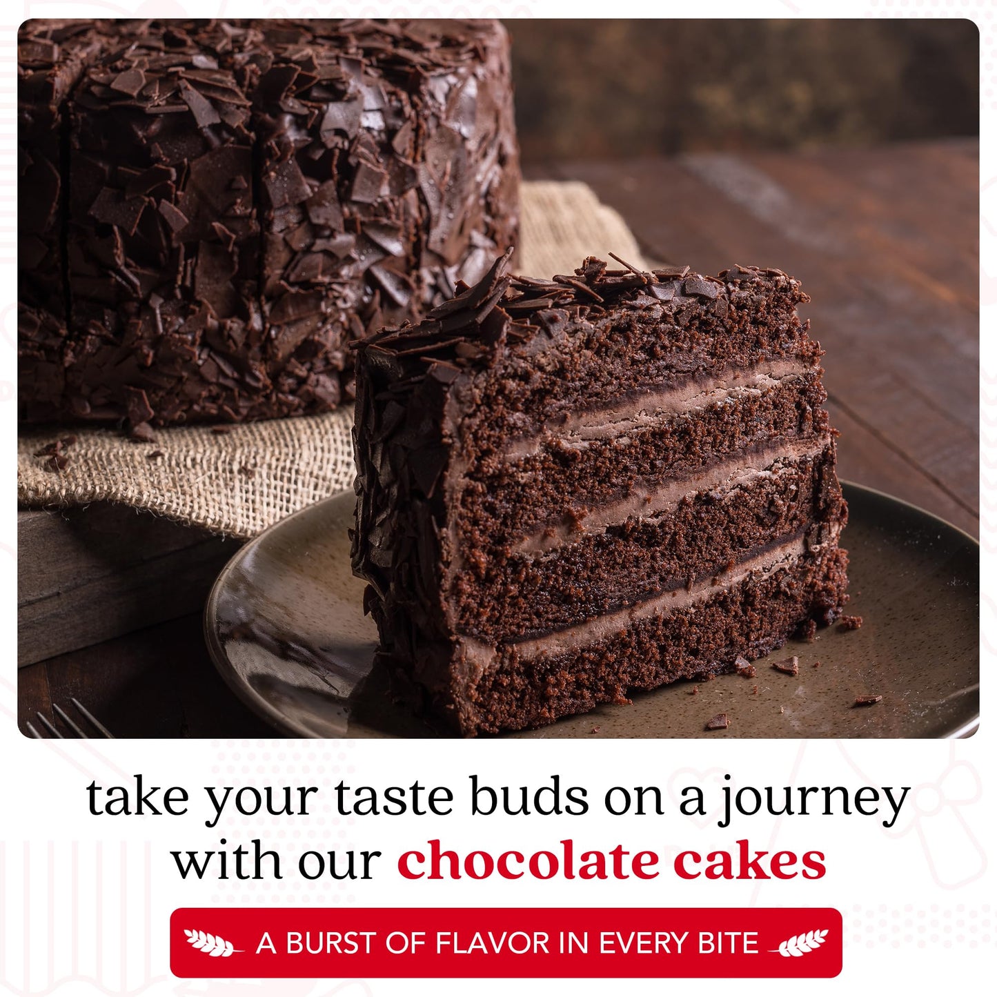 DAVIDS COOKIES 10 Chocolate Overload Layer Cake - Gourmet Delight, 115.2 oz, Ideal for Celebrations and Birthdays