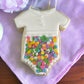 Edible Accents Pastel Sequins - Confectionery Accents, Gluten Free, Egg Free, Nuts Free, Kosher, Fancy Sprinkles Medley Mix, For