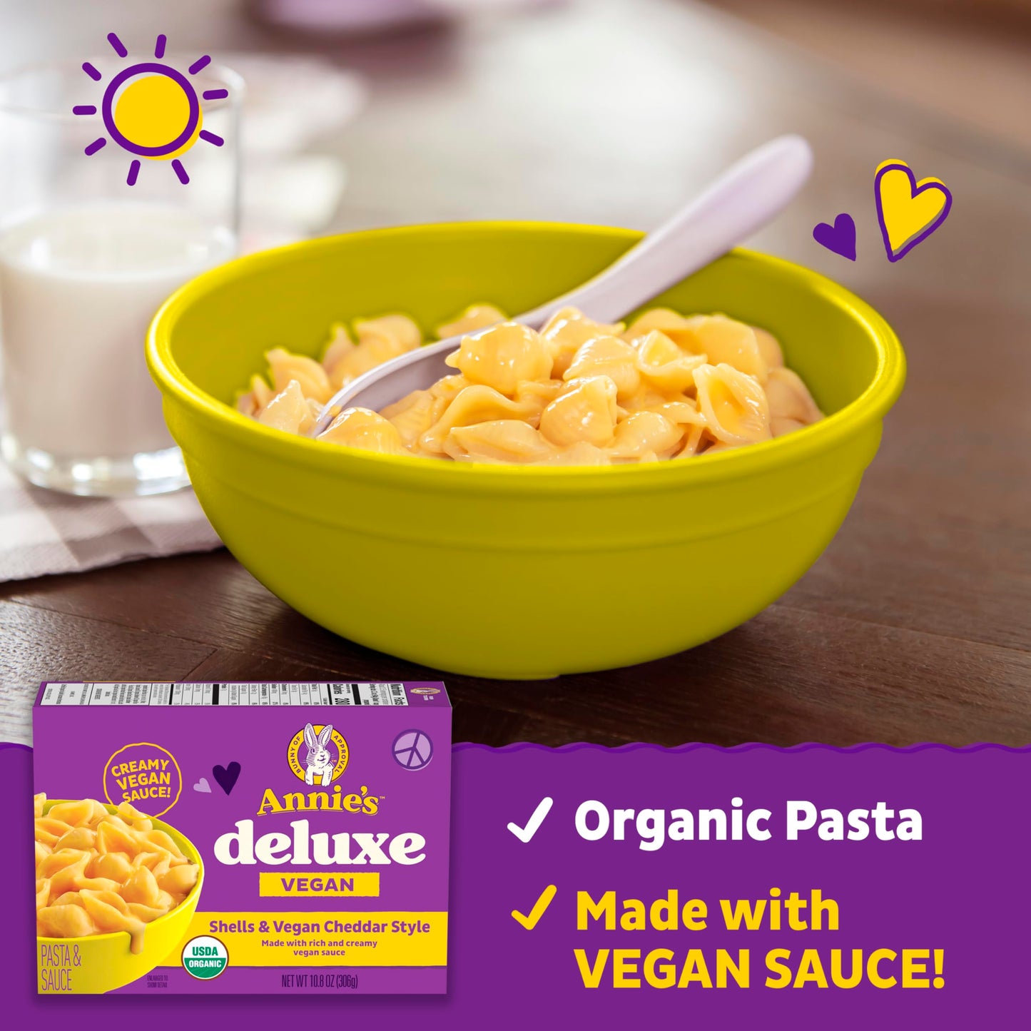 Annies Homegrown - Delx Mac&Chse Vegan - Case Of 12-108 Oz(D0102H5Nuyx)